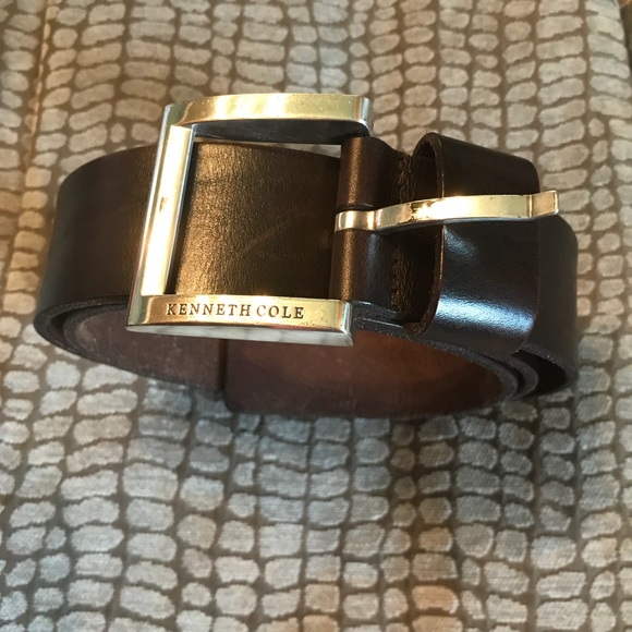 Kenneth Cole Other - Mens Kenneth Cole Brown Leather Belt 34